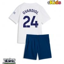 Manchester City Josko Gvardiol #24 Replica Third Minikit 2026-27 Short Sleeve (+ pants)